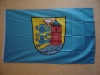Fahnen Flaggen FLENSBURG MIT WAPPEN 150 x 90 cm