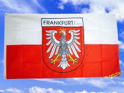 Fahne Deutschland Stadt Frankfurt Flagge Frankfurter Hissflagge 90x150cm 