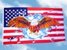 Fahnen Flaggen AMERIKA USA MIT ADLER 150 x 90 cm
