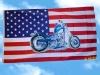 Fahnen Flaggen USA MOTORRAD 150 x 90 cm